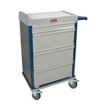 Standard Punch Card Cart with BEST Lock Specialty Package Includes: Drawer Tray with Dividers,  Waste Container and  Locking Sharps Container Capacity of 360 Cards